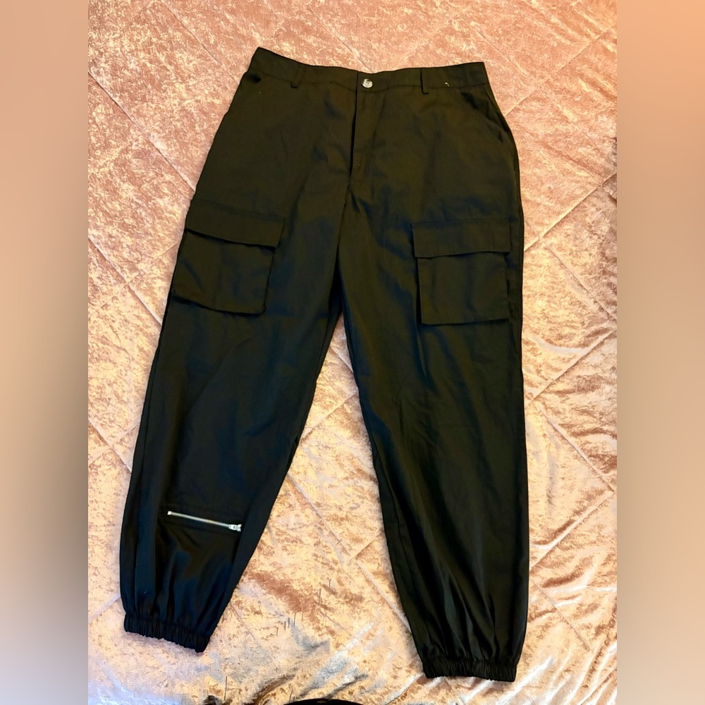 Sweet Envy Women’s Black Cargo Pants Size XL Extra Large